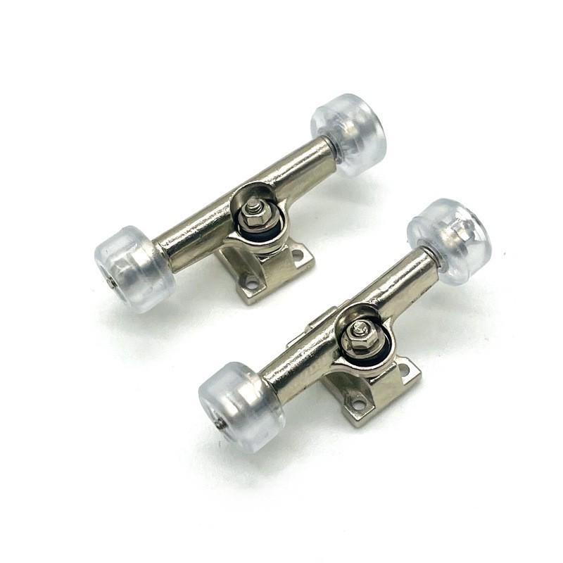 Transparent wheel support bridge pairs